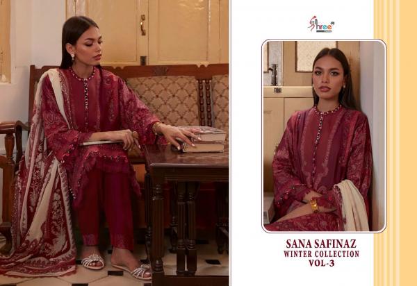 Shree Sana Safinaz Winter Collection 3 Pakistani Salwar Suits Collection